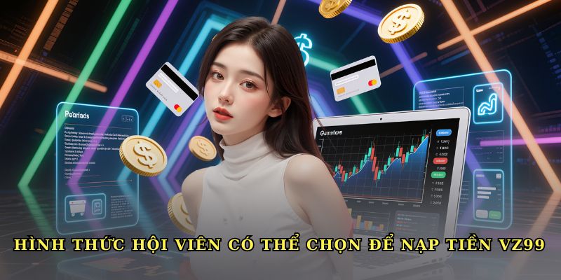 Tổng hợp những hình thức hội viên có thể chọn để nạp tiền VZ99