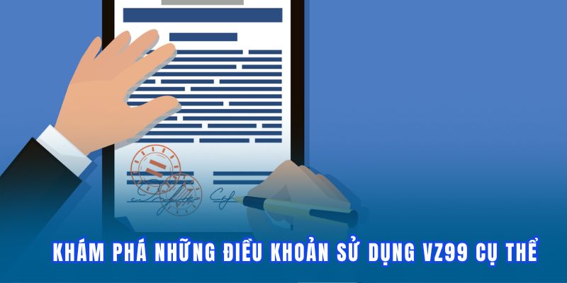 Những nội dung cụ thể trong điều khoản sử dụng VZ99